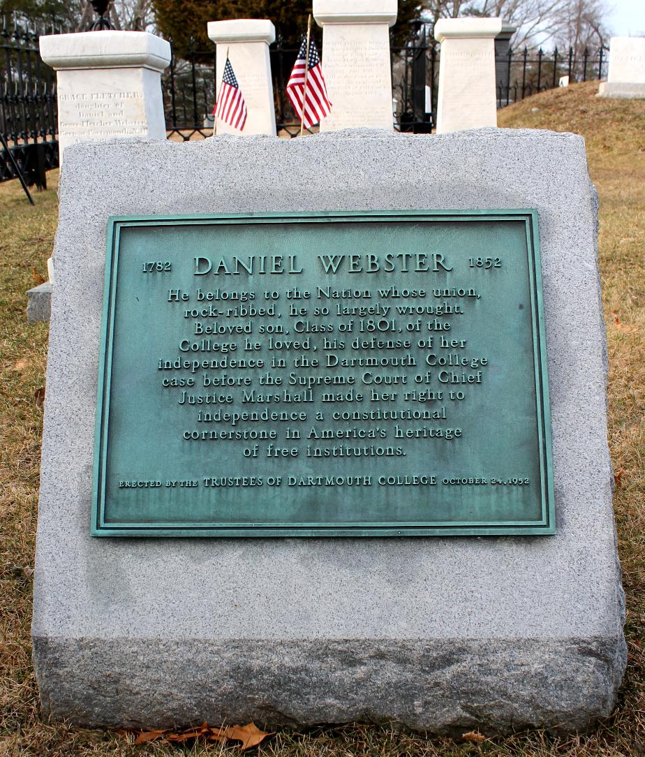 Daniel Webster Gravesite - Marshfield Massachusetts