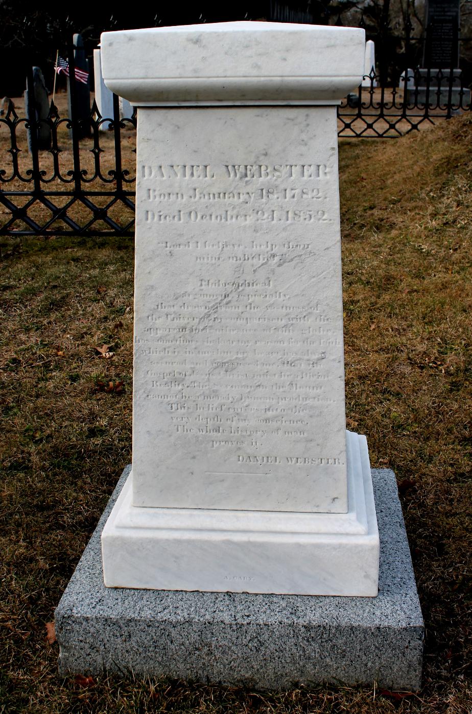 Daniel Webster Gravesite - Marshfield Massachusetts