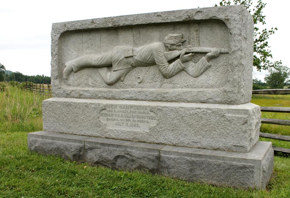 New Hampshire Sharp Shooters Monumnet, Gettysburg