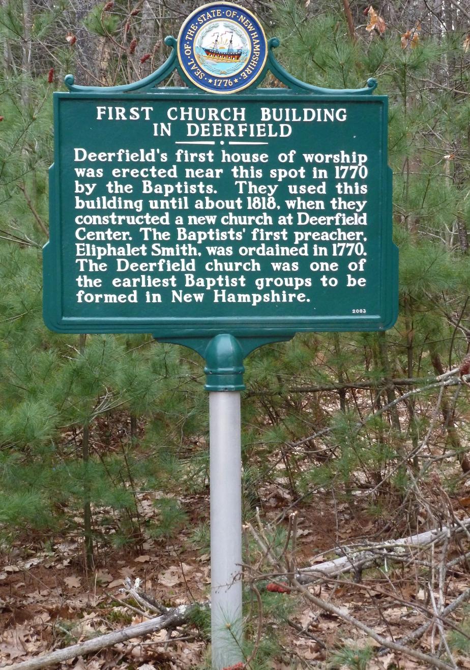 Deerfield New Hampshire First Church