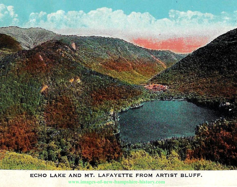 Echo Lake Franconia Notch Postcard Set 1930s