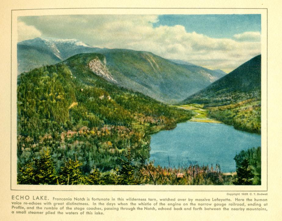 Echo Lake, Franconia Notch 1933
