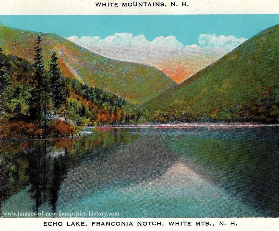 Echo Lake Franconia Notch Postcard Set 1930s