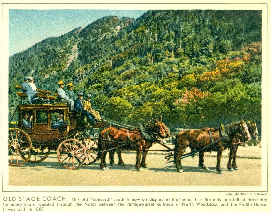 Franonia Notch Stage Coach 1933