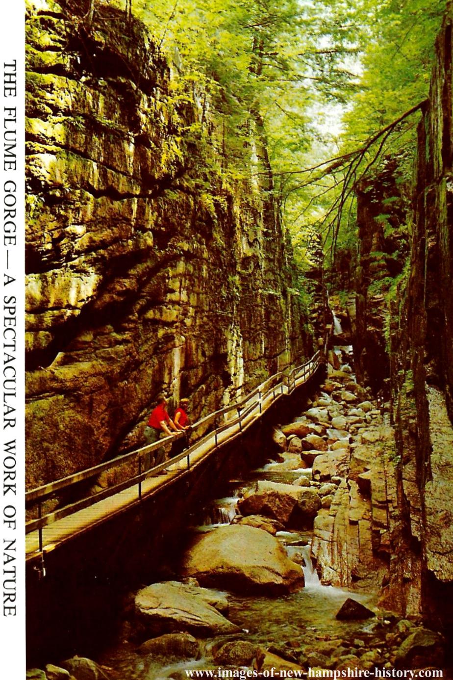 Franconia Notch State Park Postcard Set - Flume Gorge