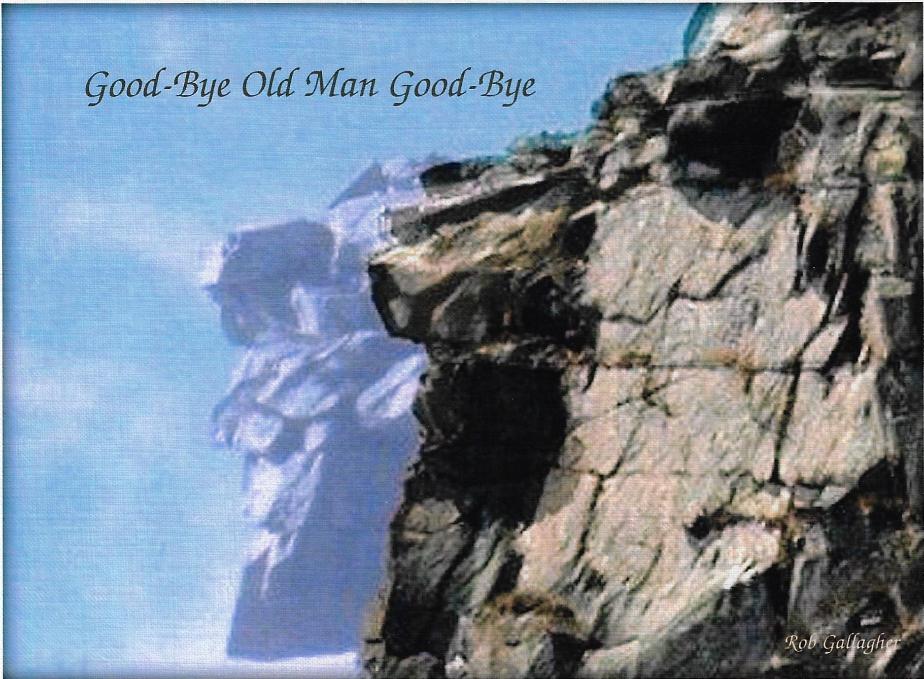 Good-Bye Old Man Good-Bye Commorative Card