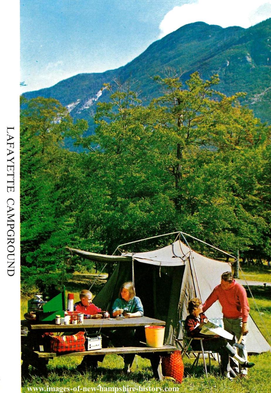 Franconia Notch State Park Postcard Set - Lafayette Campground