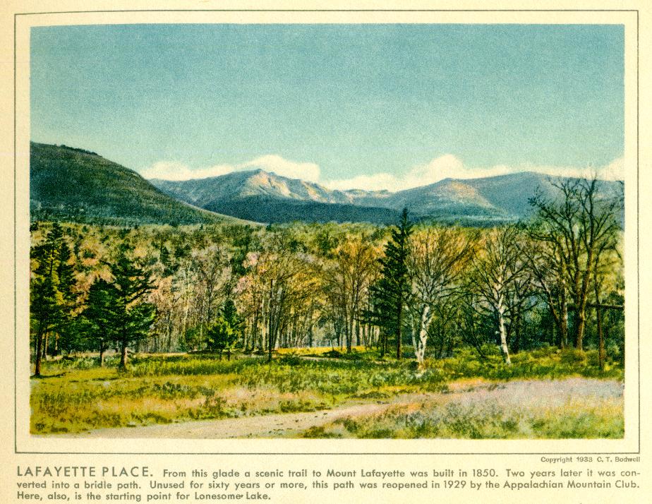 Lafayette Place - Franconia Notch 1933