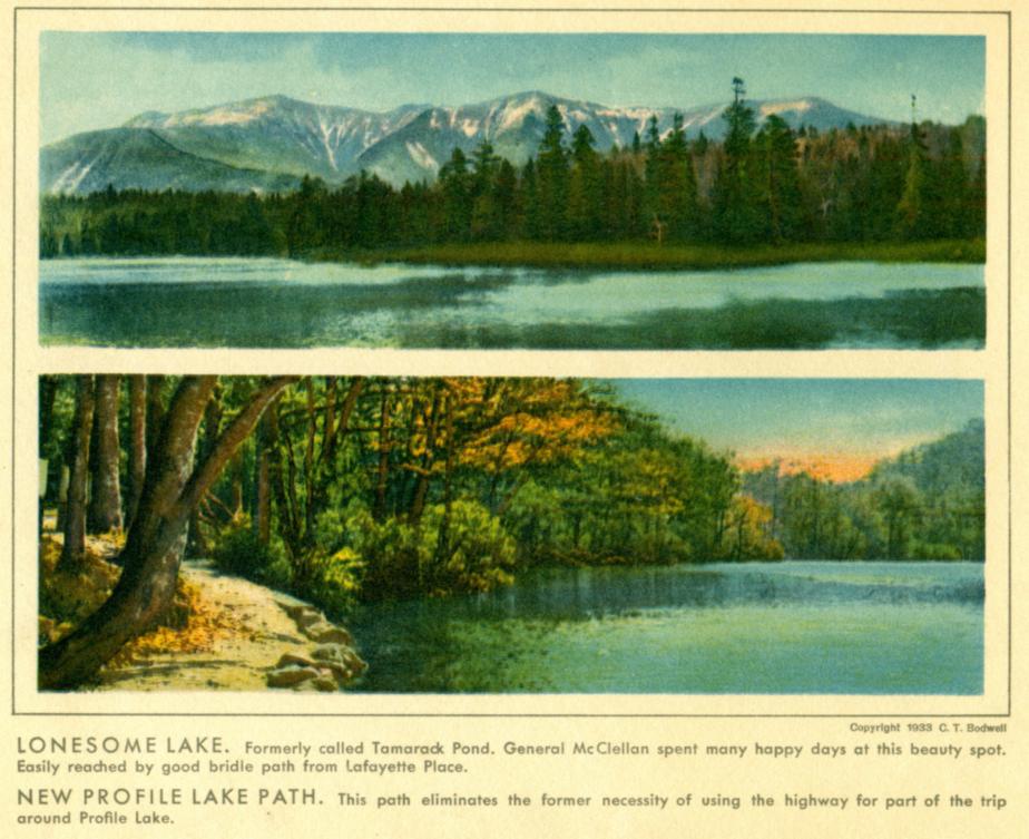 Lonesome Lake - Franconia Notch - 1933