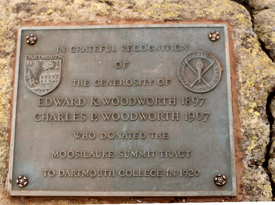 Moosilauke Summit Plate