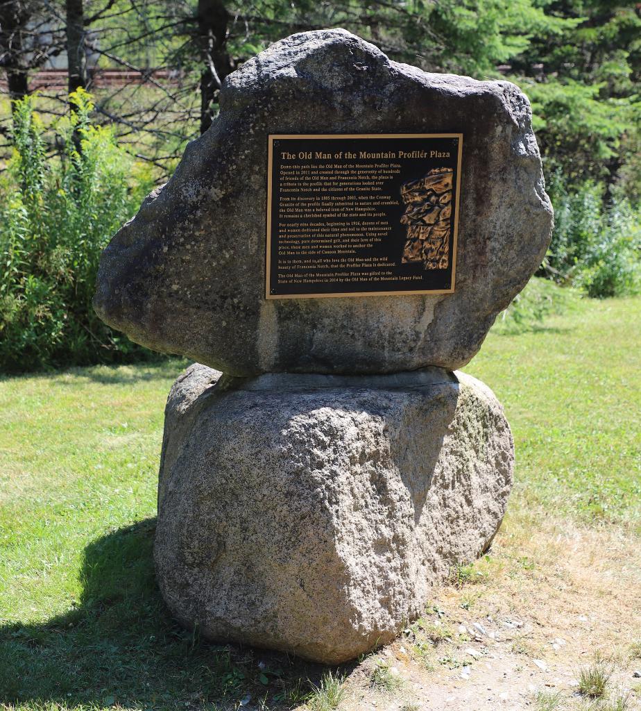 Old Man of the Mountain Profiling Plaza - Franconia Notch New Hampshire