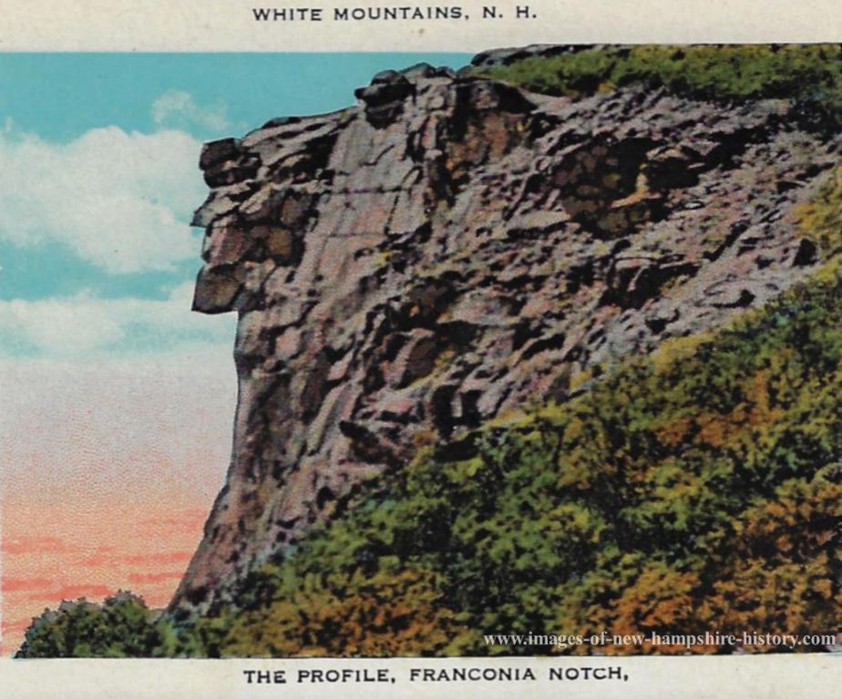 Old Man of the Mountain Franconia Notch Postcard Set 1930s