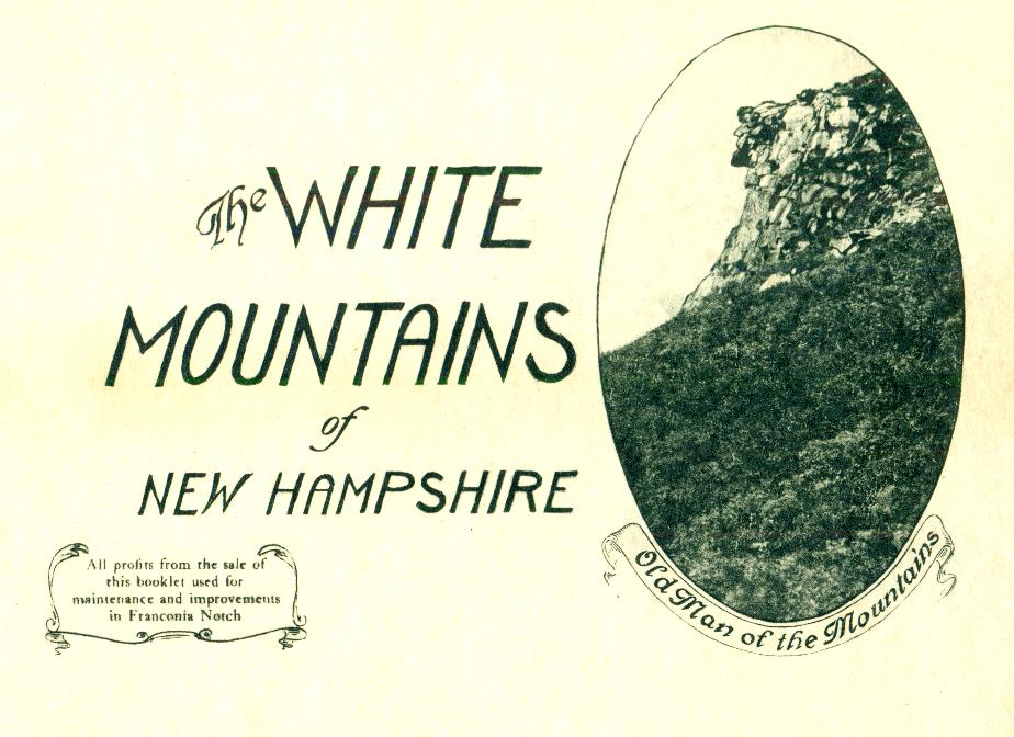 Old Man of the Mountains - Souvenir cover 1933