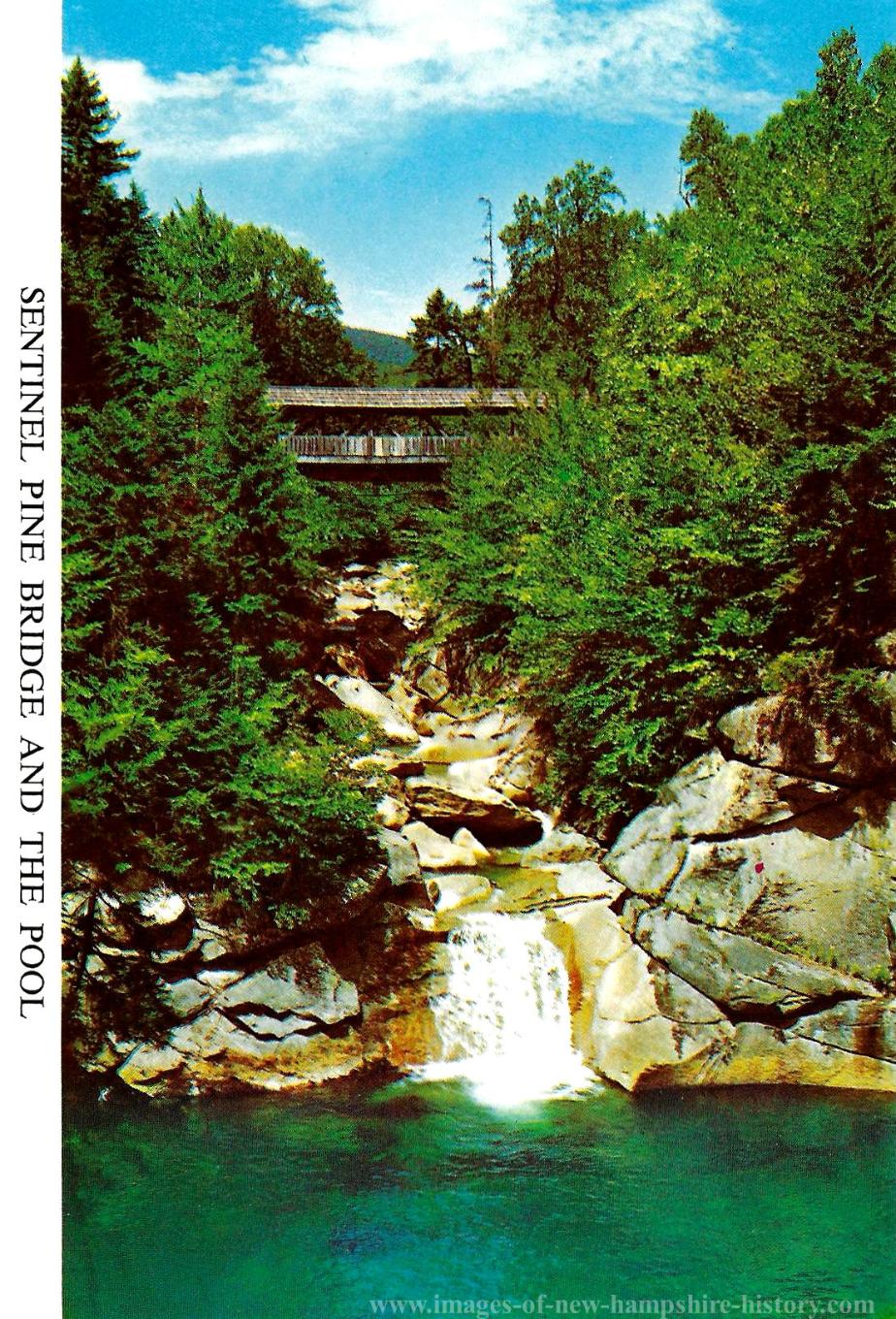 Franconia Notch State Park Postcard Set - Sentinel Pine Bridge