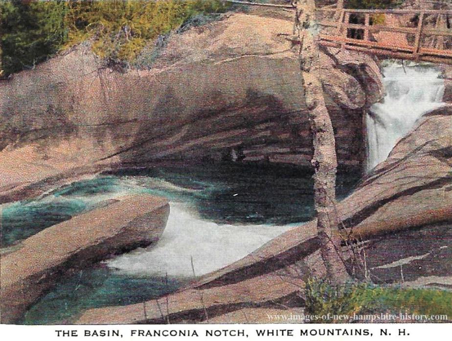 The Basin Franconia Notch Postcard Set 1930s