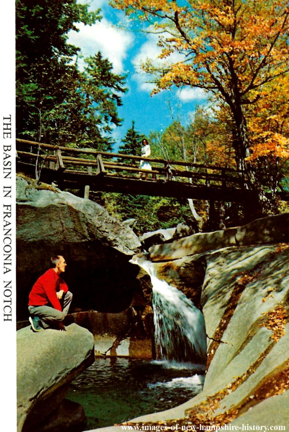 Franconia Notch State Park Postcard Set - The Basin