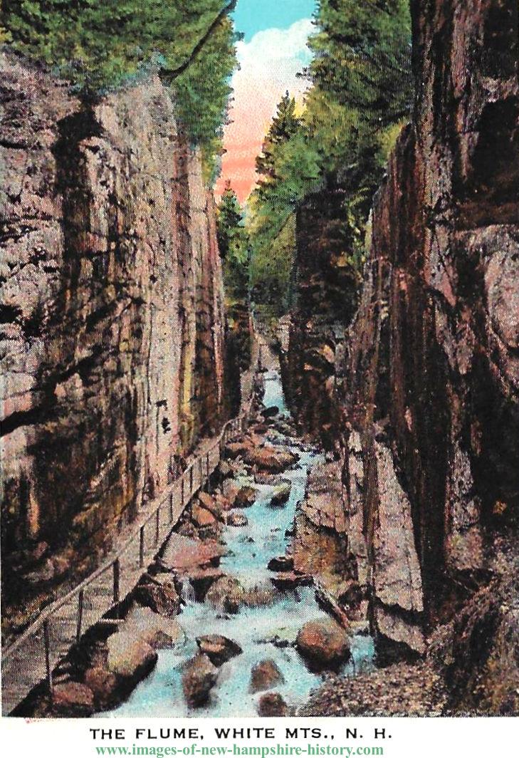 The Flume Franconia Notch Postcard Set 1930s