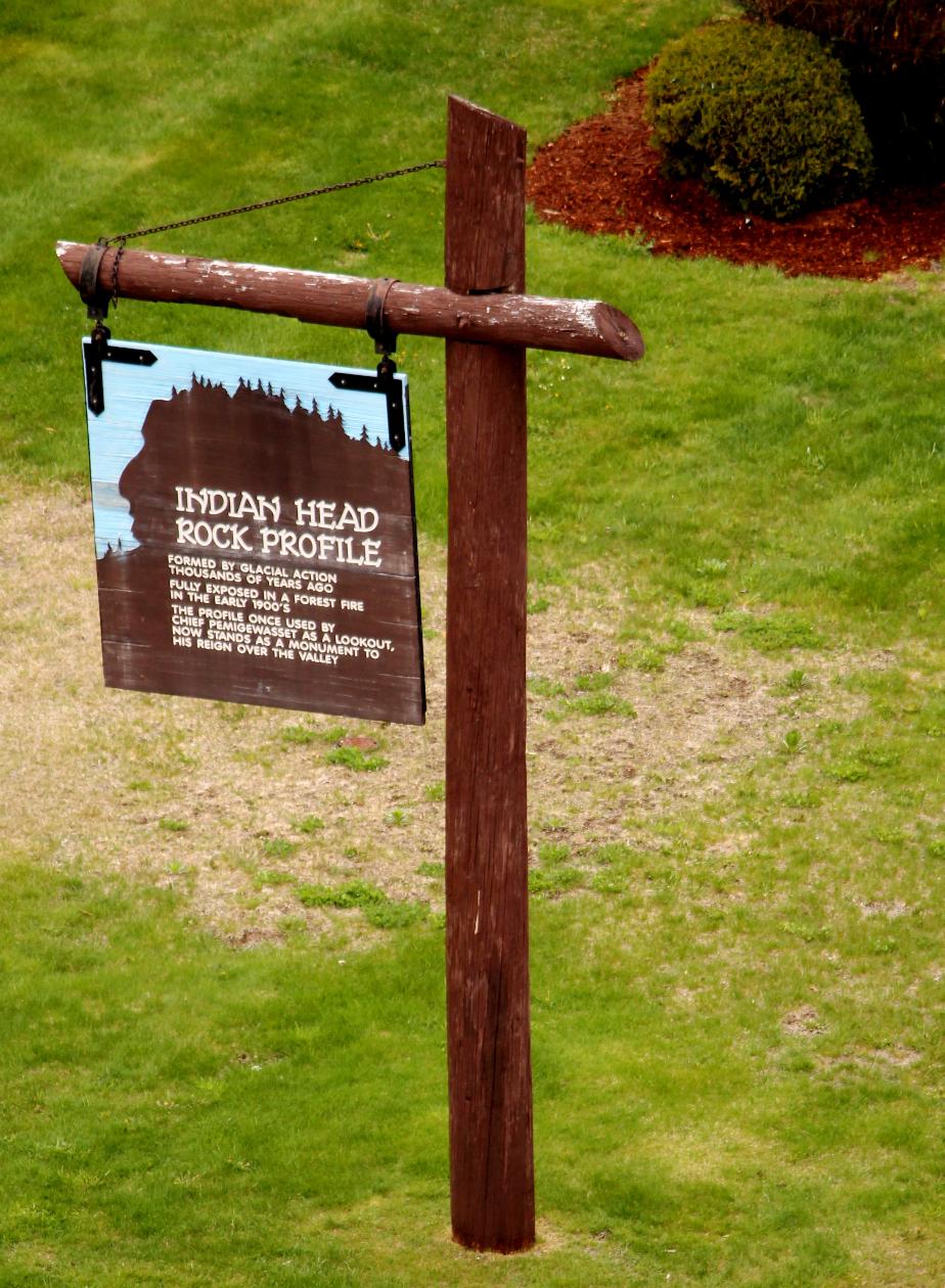 Indian Head Profile Sign, Franconia Notch