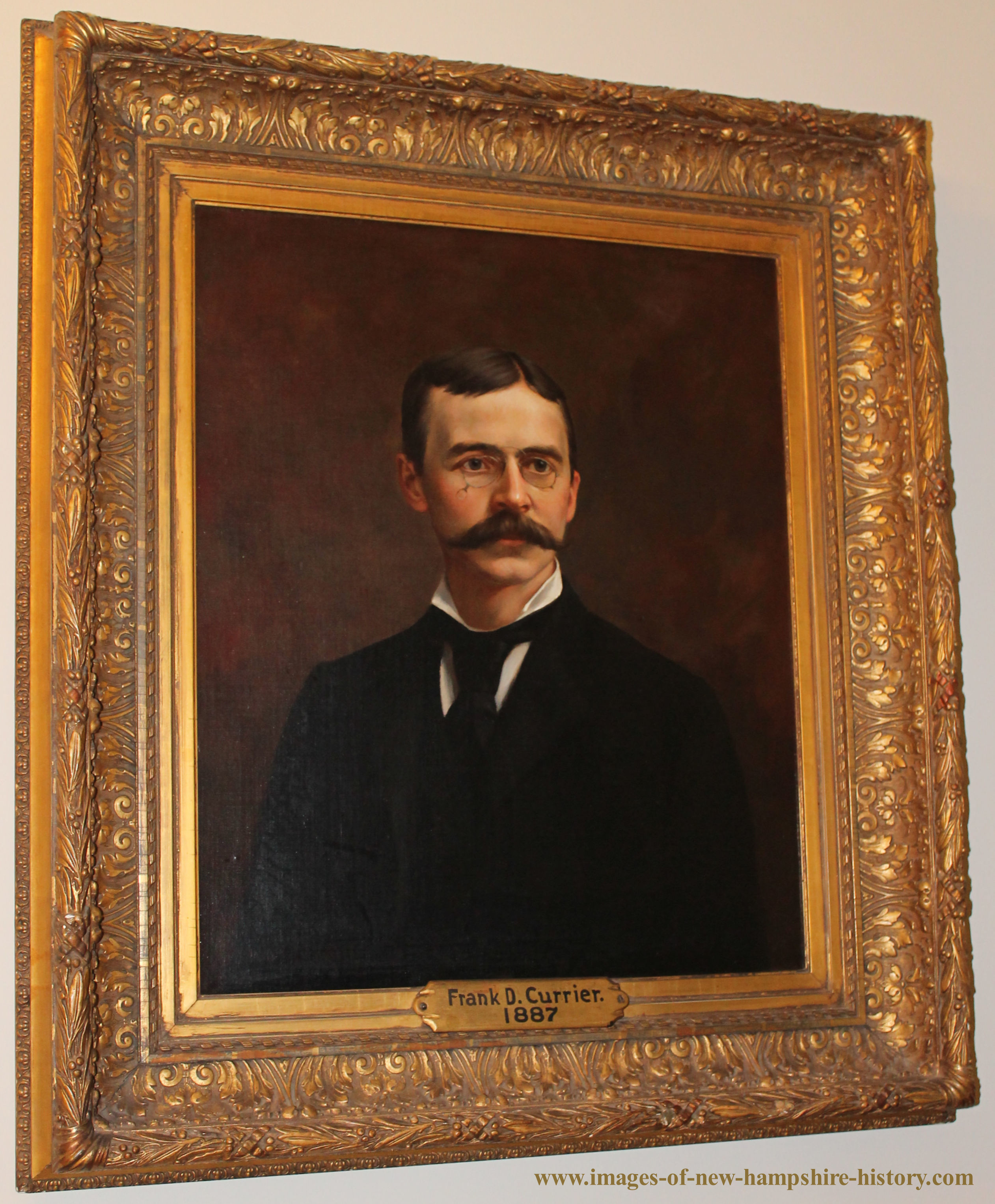 Frank Durklee Currier NH State House Portrait