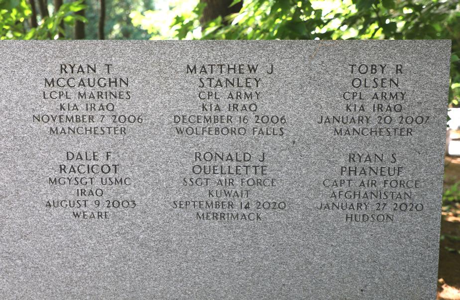 New Hampshire State Veterans Cemetery - Global War on Terror Memorial