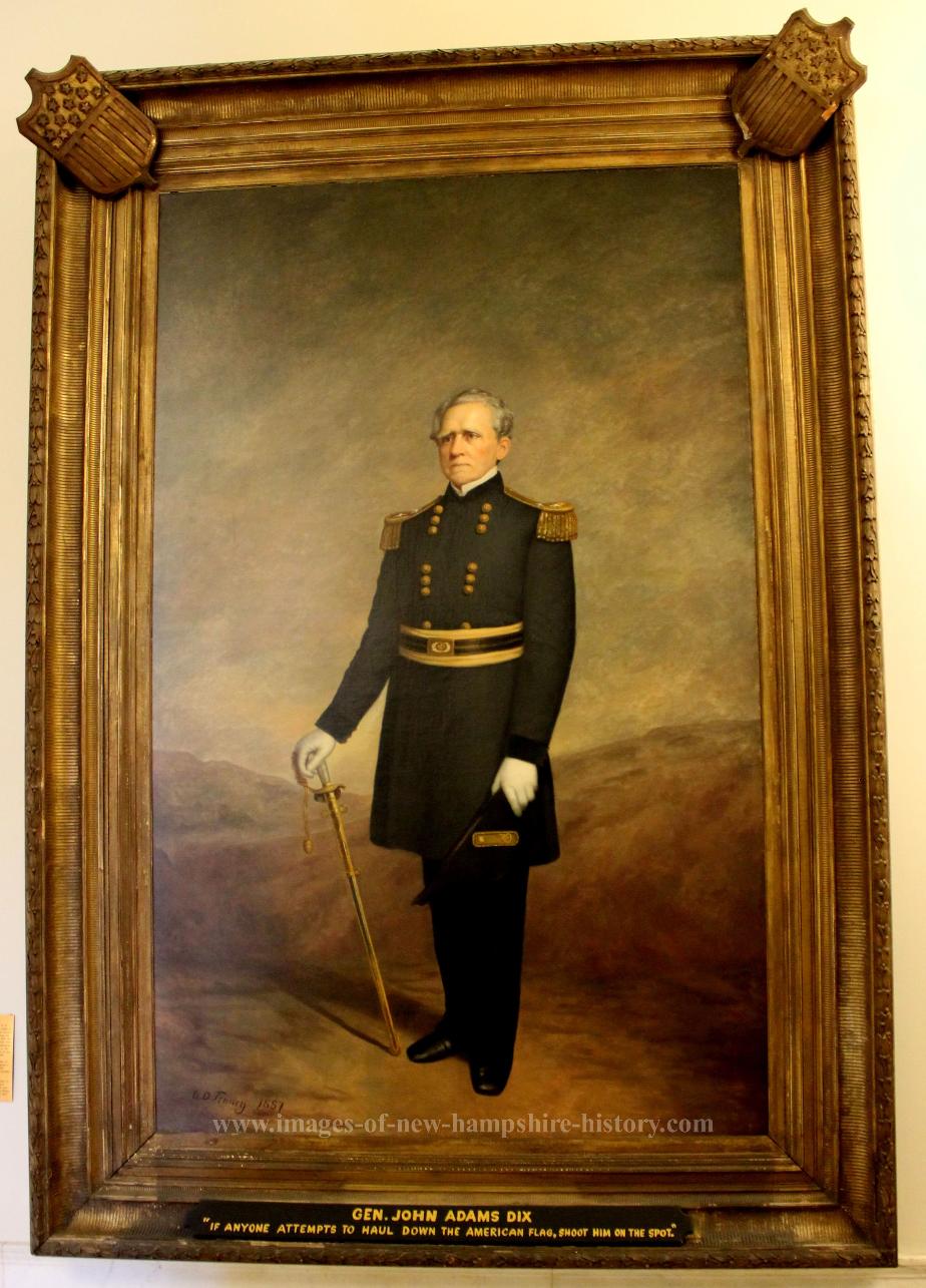 General John Adams Dix NH State House Portrait