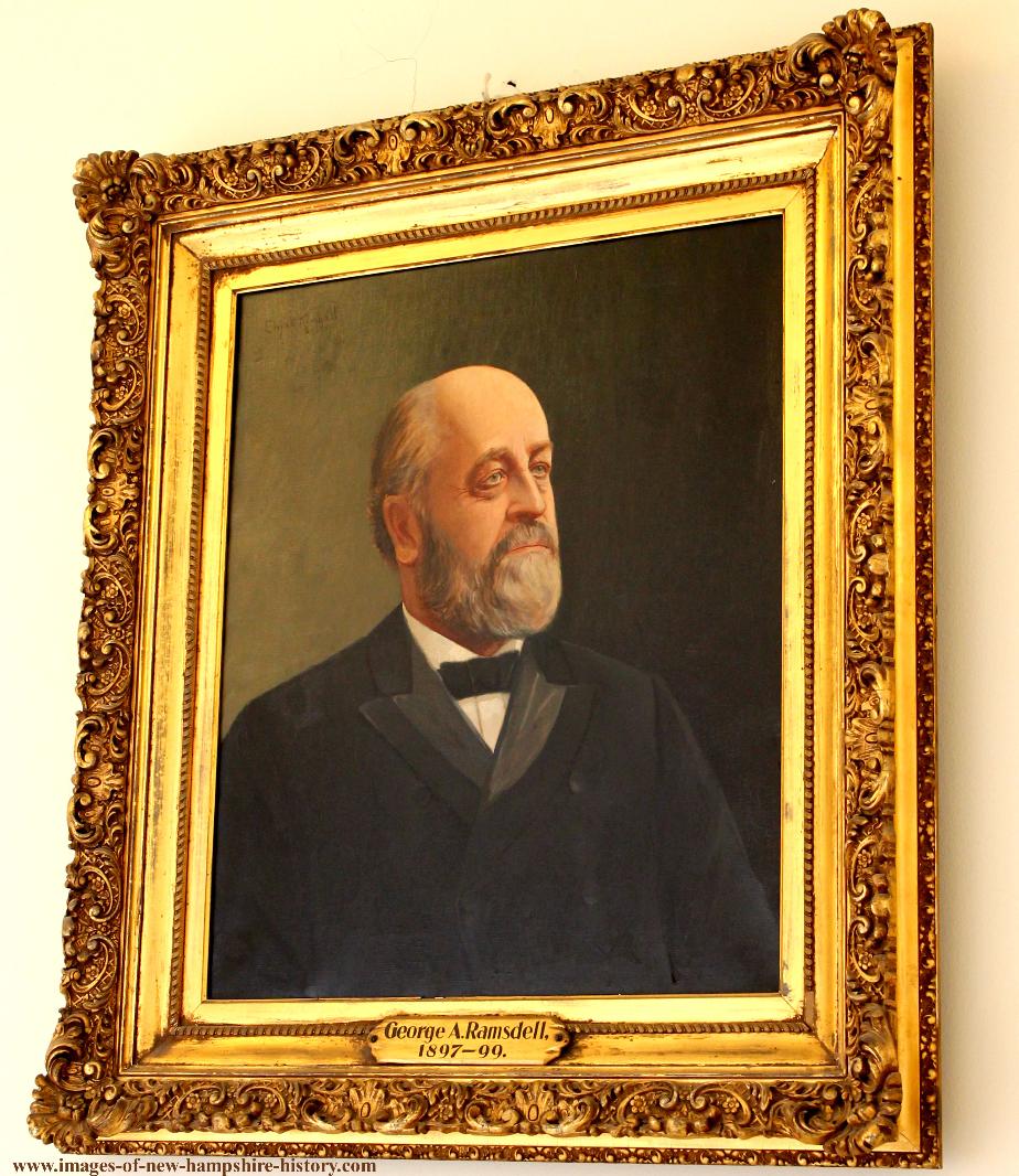 George A Ramsdell NH State House Portrait