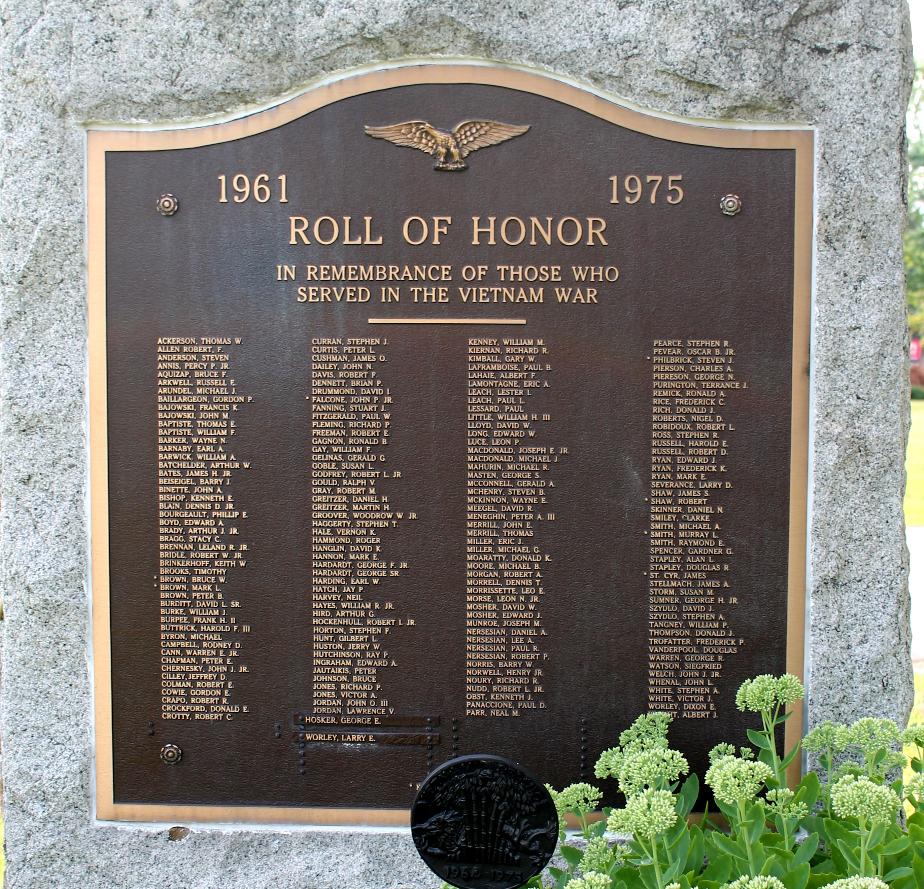 Hampton New Hampshire Vietnam War Veterans Memorial
