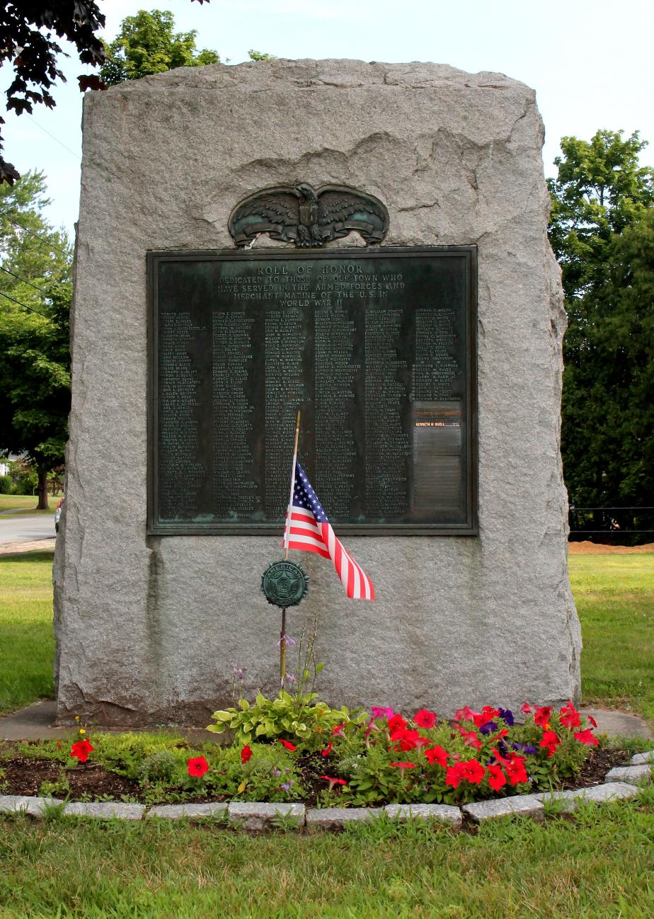 Hampton New Hampshire World War II Veterans Memorial