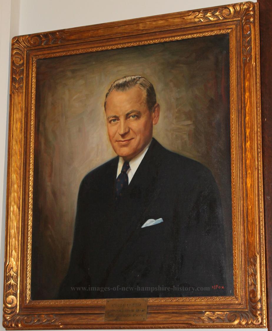 Governor H Styles Bridges NH State House Portrait