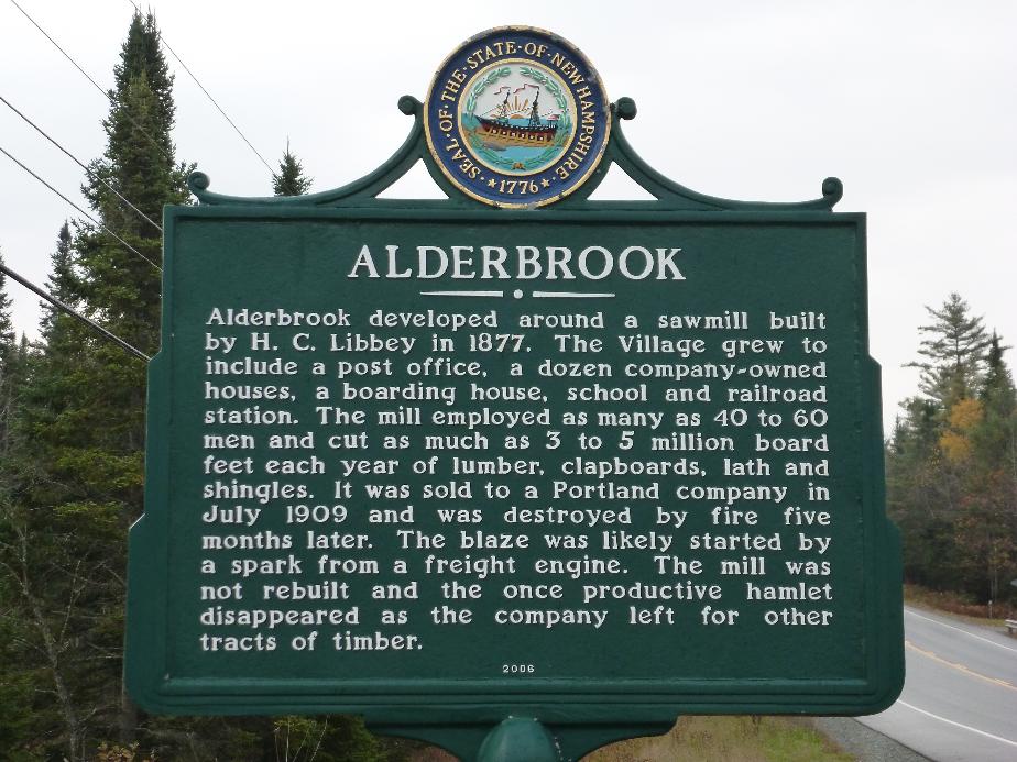 Alderbrook Historical Marker