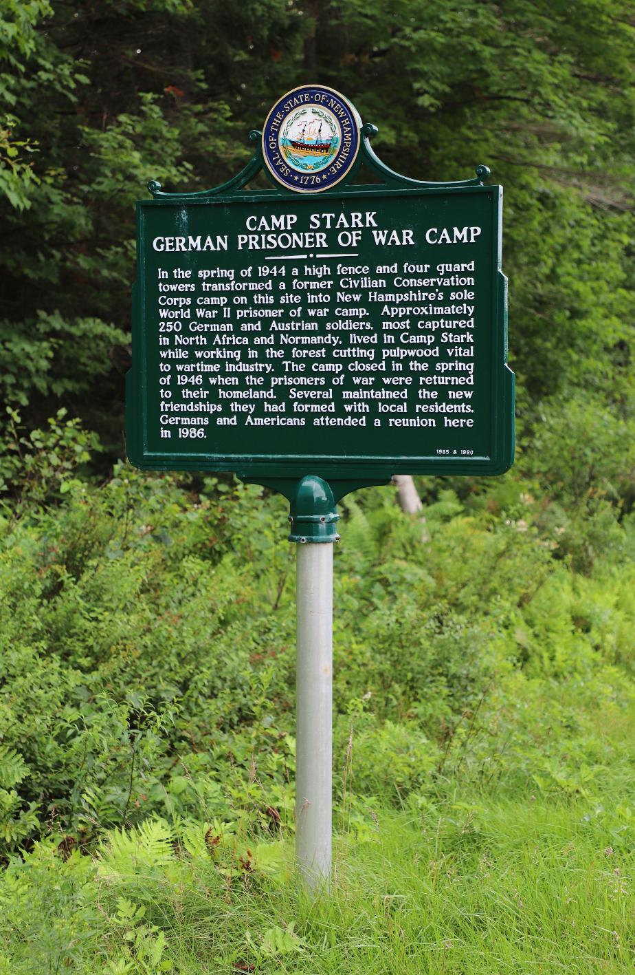 Camp Stark WWII German POW Camp Historical Markeramp