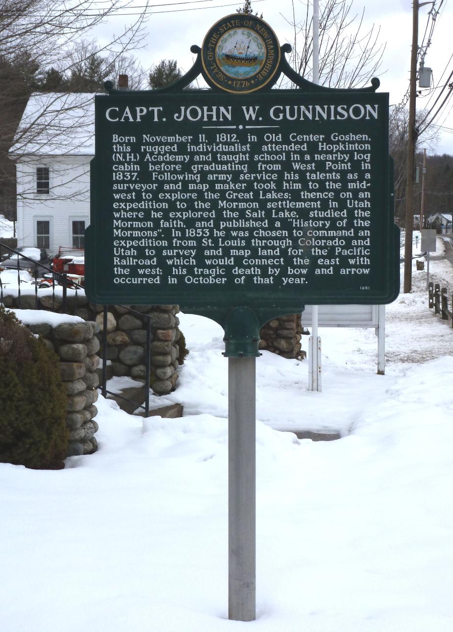 Captain John Gunnison Historical Marker