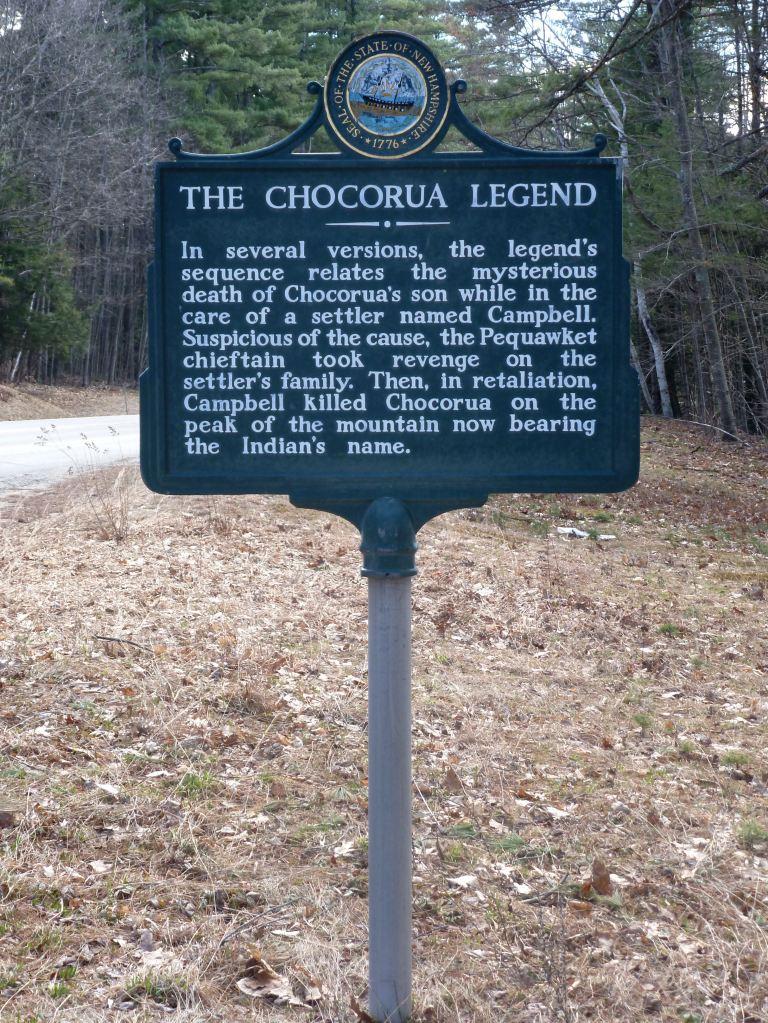 Chocorua Legend Historical Marker