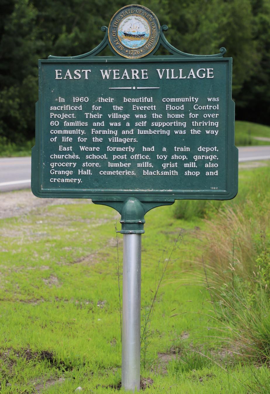 East Weare Village Historical MArker #143- Weare New Hampshire