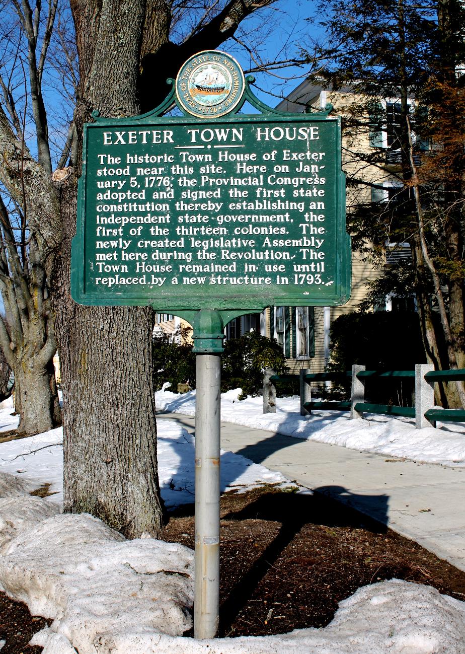 Exeter Town House - NH Historical Marker