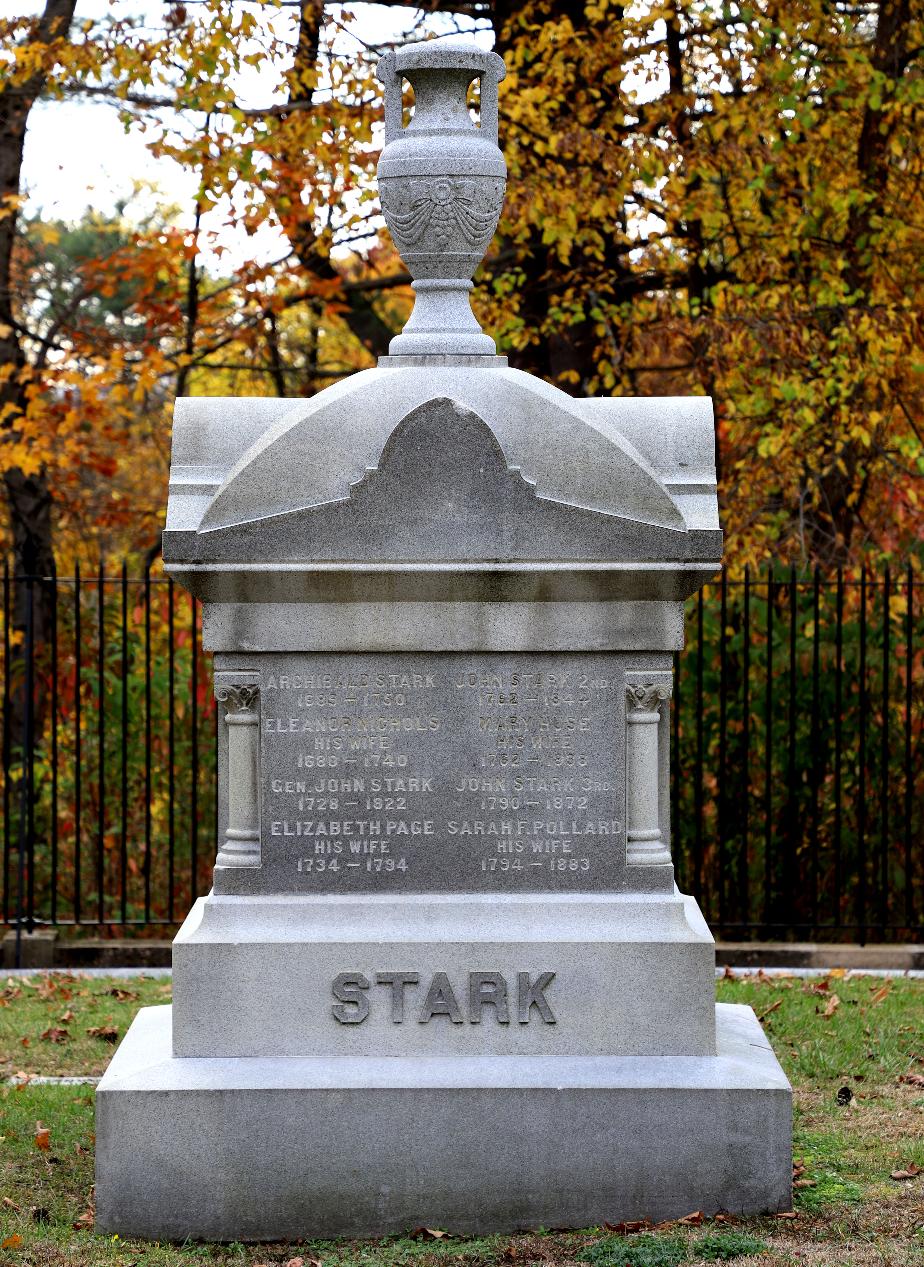 General John Stark Park Historical Marker 225 Manchester New Hampshire