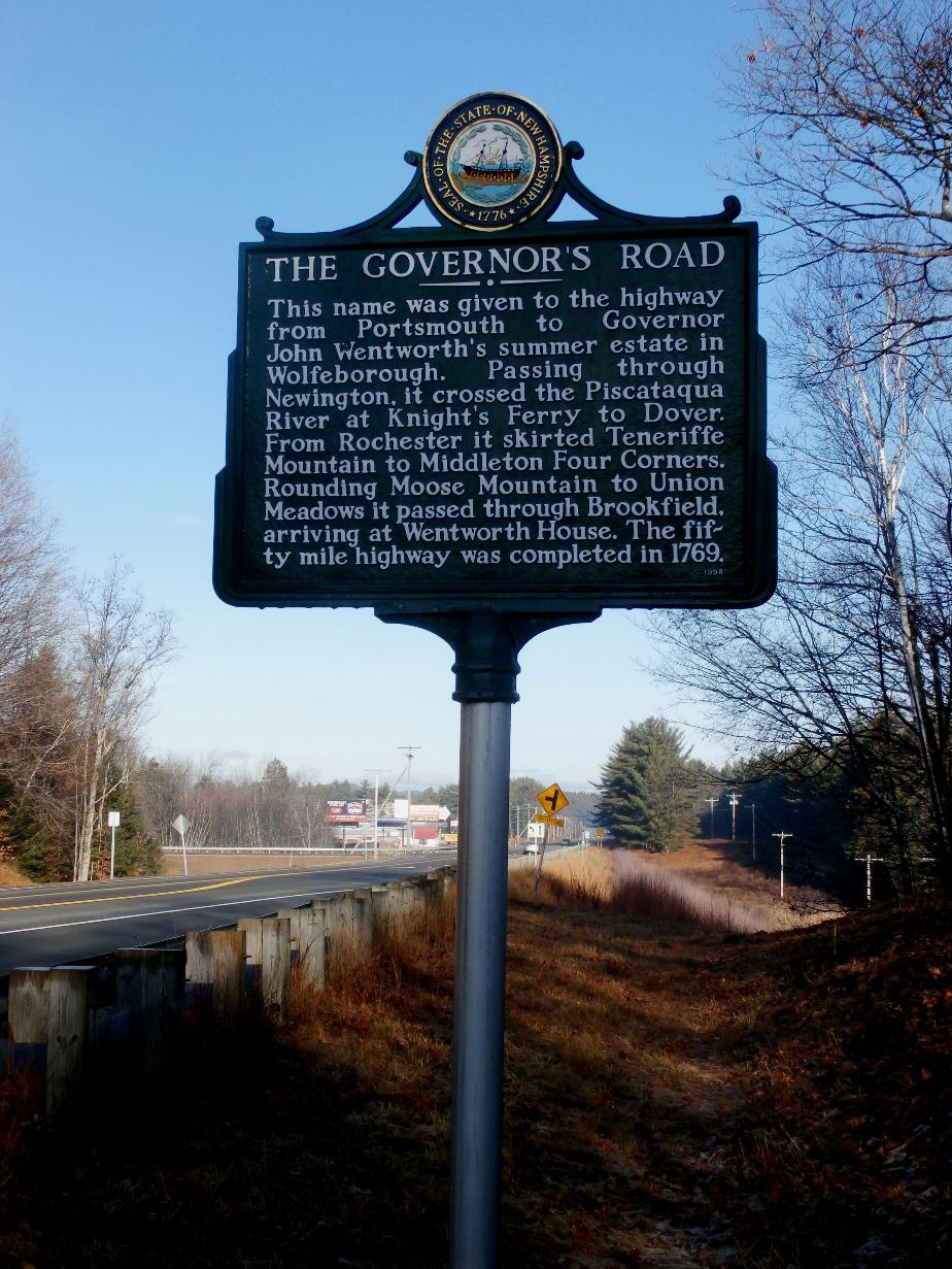 Governors Road Historical Marker
