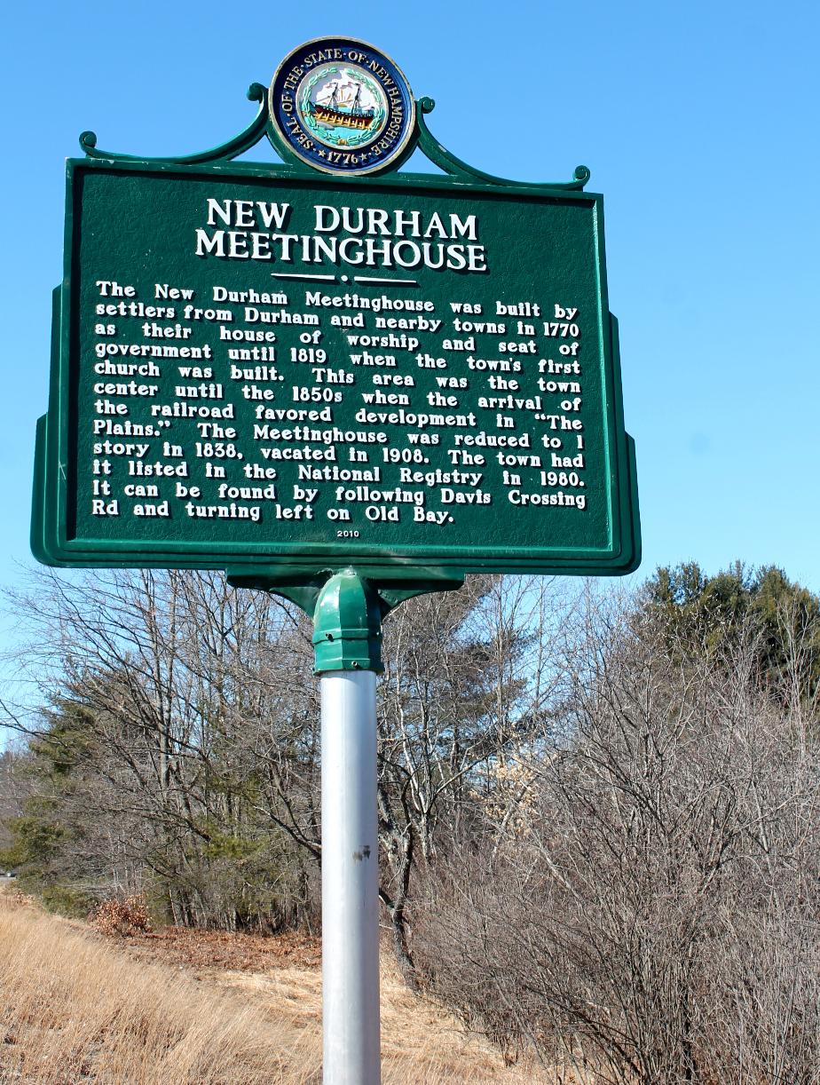 New Durham Meeting House - New Durham NH