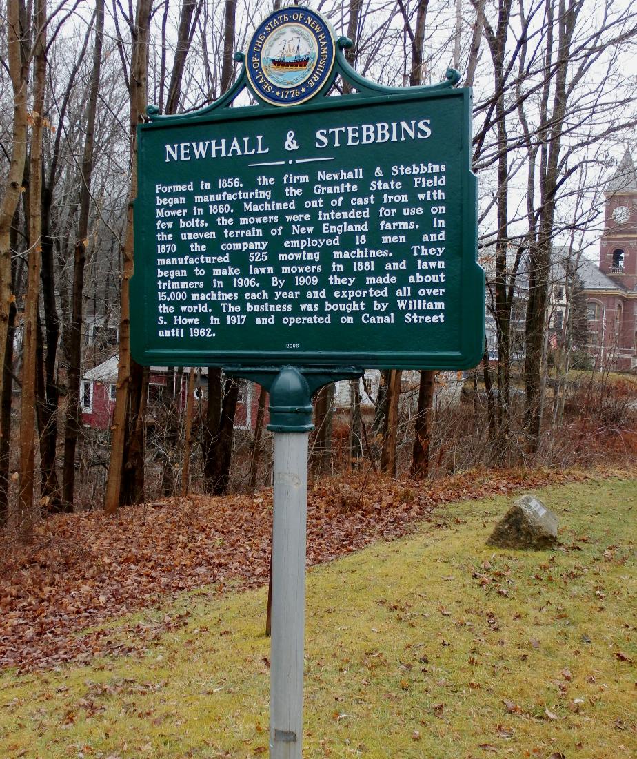 Newhall & Stebbins Historical Marker