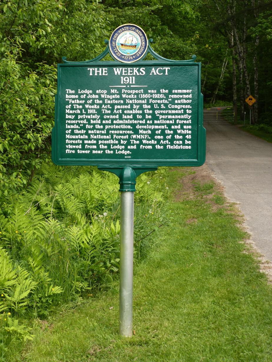 Weeks Act of 1911 Historical Marker