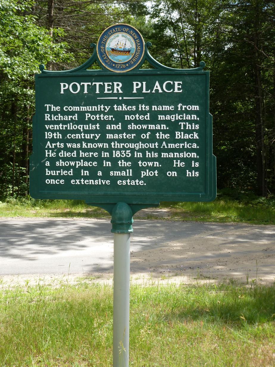 Potter Place Historical Marker
