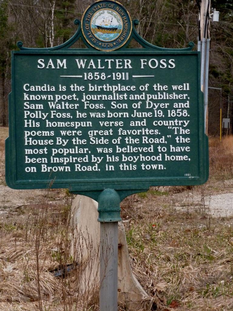 Sam Walter Foss Historical Marker