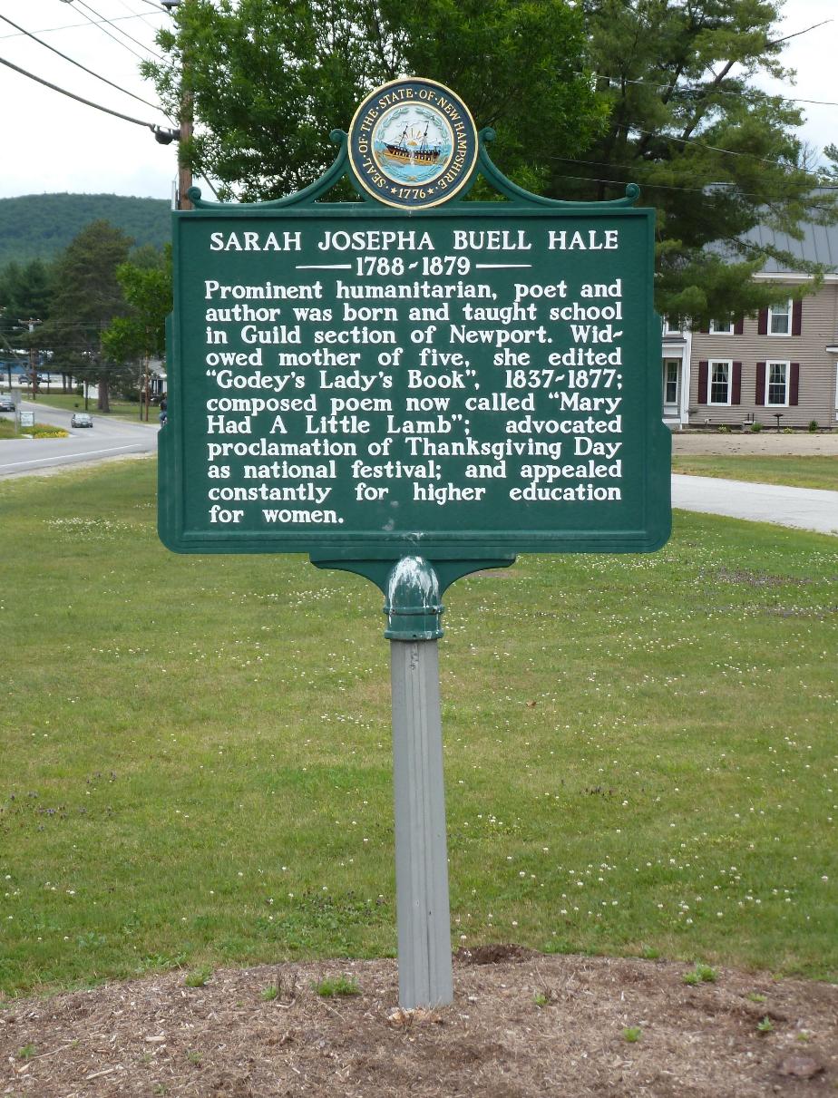 Sarah Josepha Buell Hale Historical Marker
