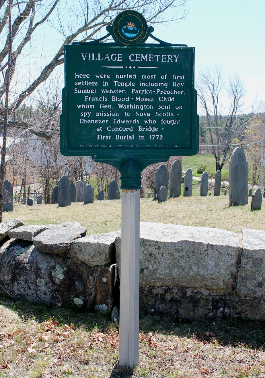 Temple, New Hampshire Village Cemetery