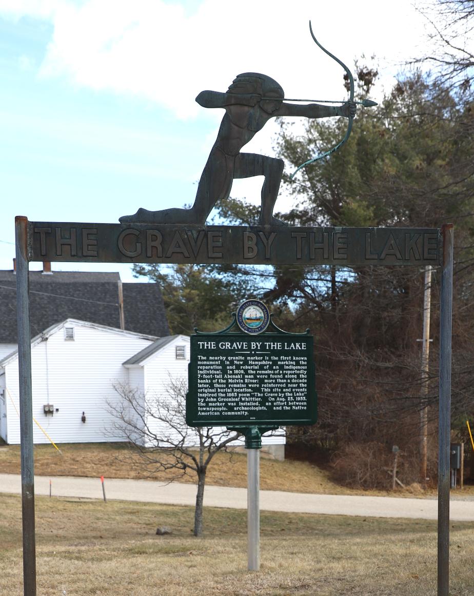 Grave by the Lake Historical Marker #274 - Tuftonboro New Hampshire