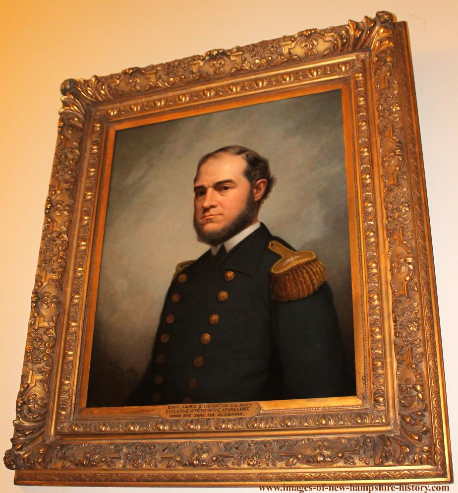 Capt James S Thornton USN Civil War NH State House Portrait