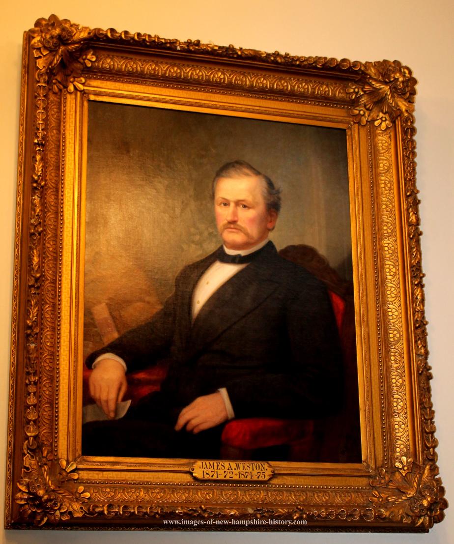 James Weston NH Governor New Hampshire State House Portrait