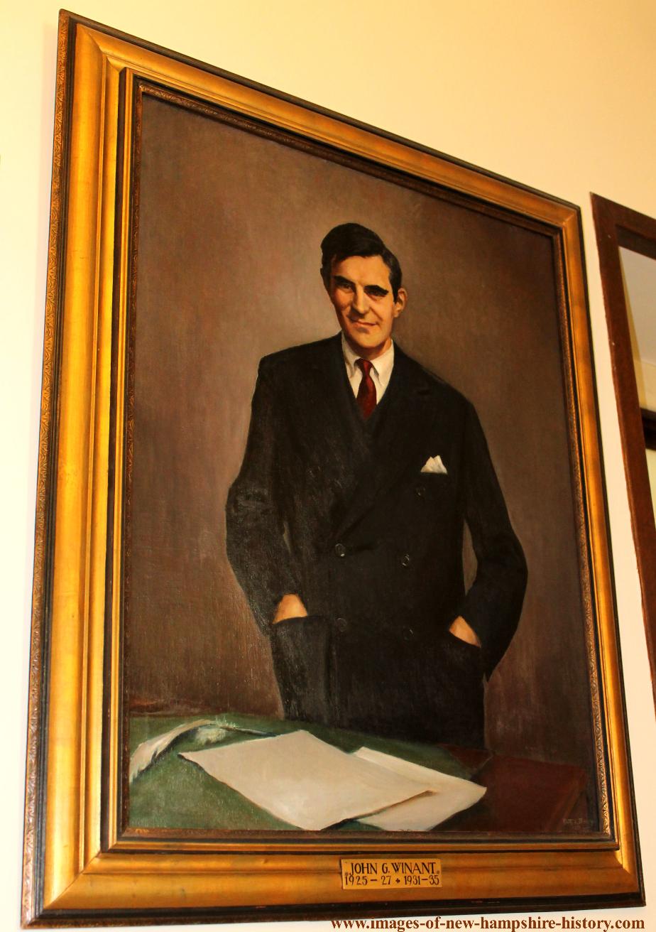 John C Winant NH State House Portrait