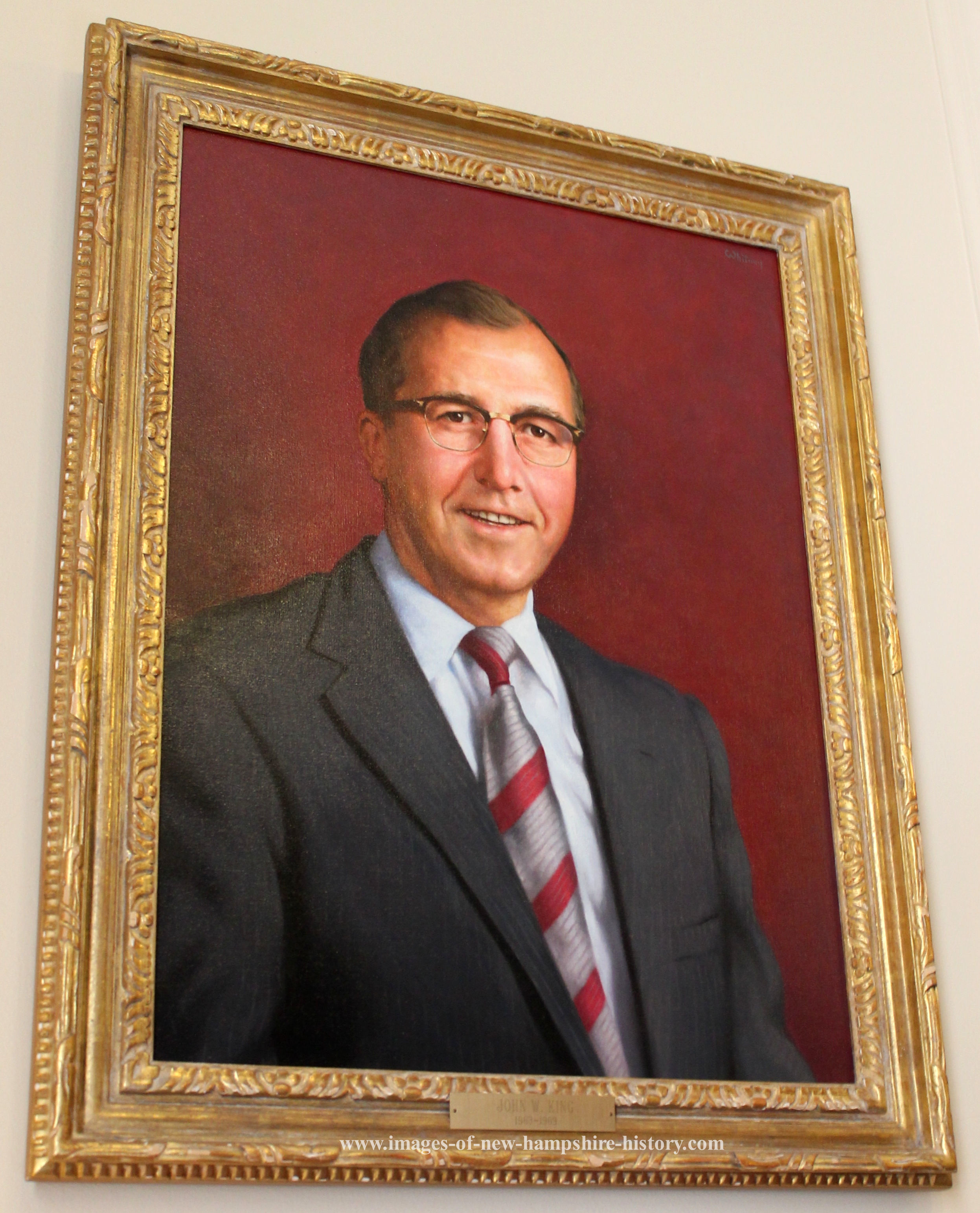 John W King NH State House Portrait