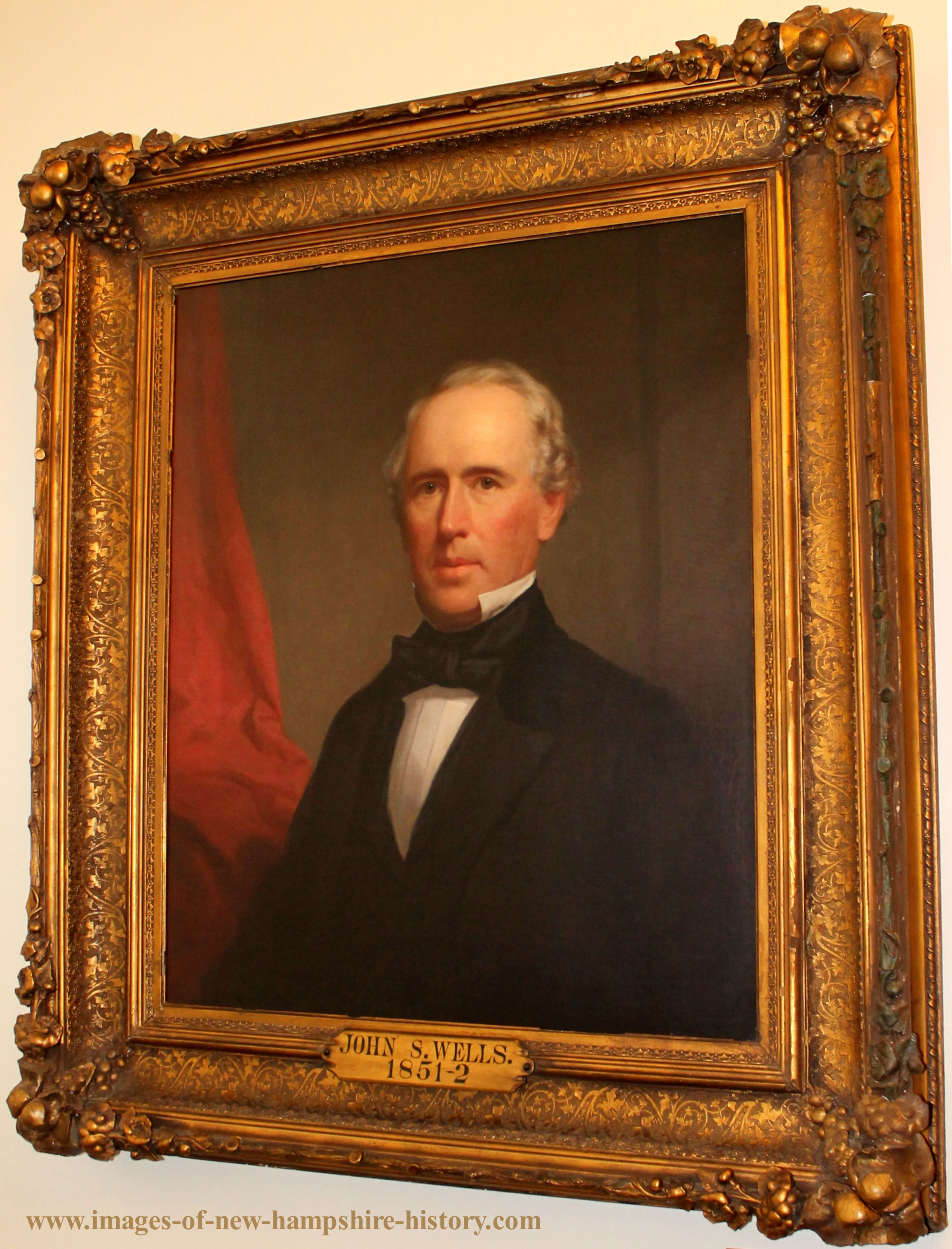 John S Wells NH State House Portrait